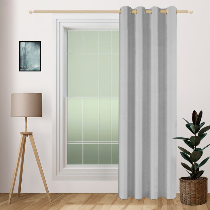 Steel Shade Curtain, Solid Plain Curtain, Dark Grey Curtain, 110GSM Polyester Curtain, 60% Blackout Curtain, Modern Home Decor, Durable Curtains, Easy Installation Curtain, Swayam Curtains