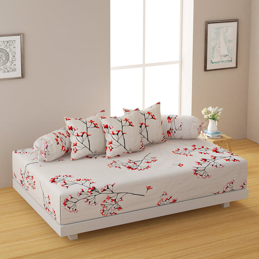 Japanese floral bedsheet, 210TC cotton bedding, traditional blossom design, serene bedroom flowers, Eastern-inspired linens, sophisticated bedspread pattern, peaceful sleep setting, nature-inspired bed decor, cultural home textiles, artistic blossom print, soft cotton comfort, elegant floral bedroom