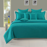 Aqua Turquoise Classic-Self Sanctuary 300TC Pure Cotton Bedsheet Set