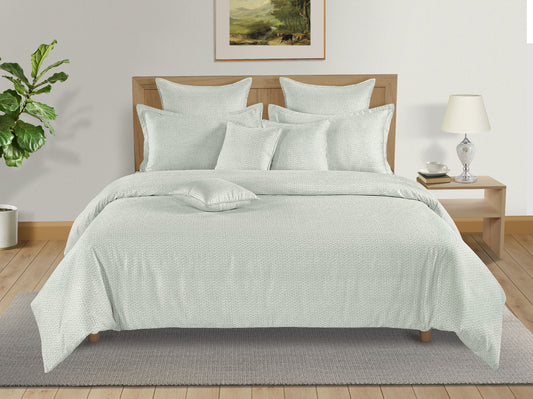 :
Teal cotton satin bedding, geometric design sheets, 250TC comforter, aqua satin duvet cover, pastel bedroom linen, modern geometric bedding, soothing teal bed set, hypoallergenic fabric, luxury satin bedspread, elegant teal bed linens.