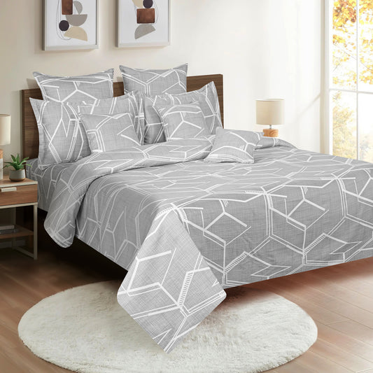 :
Grey abstract bedding, modern geometric sheets, cotton satin bed linens, contemporary grey bedspread, hypoallergenic satin bedding, urban bedroom decor, sleek geometric comforter, minimalist bedding collection.