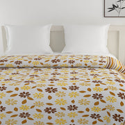 cheerful yellow bedding, daisy print bed set, soft cotton sheets, sunny bedroom design, hypoallergenic bedding, all-season comforter, vibrant floral pattern, quality cotton bedding, 160 thread count luxury, fresh spring bedroom style, bright and bold bed linen.