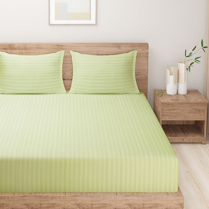 Garland Green Classic-Self Sanctuary 300TC Pure Cotton Bedsheet Set