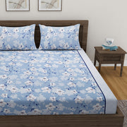 Blue Blossom Bedding Set, Pastel Blue Bed Linen, Sky Blue Floral Sheets, Gentle Blossoms Duvet Cover, Sustainable Bedroom Textiles, Premium Cotton Bedspread, Roto Cotton Bedding, High Thread Count Bedding, Comfortable Sleep Solutions, Chic Floral Bedroom, Eco-Friendly Comforter Set, Allergen-Free Bedding, Luxurious Bed Decor, Artistic Bed Set, Designer Bedding Collection, Blue Flower Bedspread, Soft Touch Bedding, Elegant Bedding Essentials, Contemporary Floral Bedding, Soothing Sleep Environment