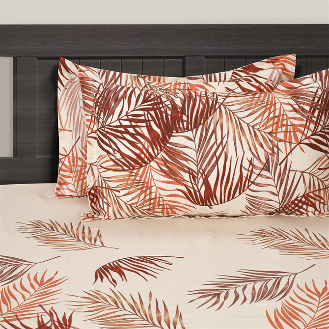 Autumnal Elegance 144TC Roto Cotton Bedsheet Set