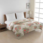 
"floral bedding set, cotton satin sheets, pink beige bedroom, luxury bed linen, garden-inspired duvet cover, premium satin bedding, peaceful sleep sanctuary, elegant floral pattern, soft color palette, chic home textiles, serene bedroom design, blossoming bedspread, high thread count comfort, classic bedroom elegance, stylish floral comforter"