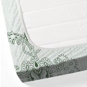 Classic Paisley - Grey Green Cotton Elegance Bedsheet Set