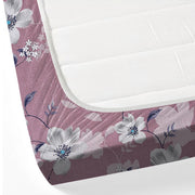 Pink Petal Blossoms 144TC Roto Cotton Bedsheet Set