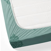 Aqua Elegance  - Ultra Soft 250TC Ethnic Motif Cotton Satin Bedsheet Set