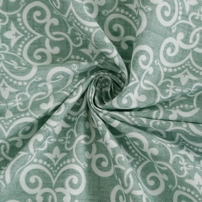 Moroccan Holiday 210TC Green Bazaar Bedsheet Set