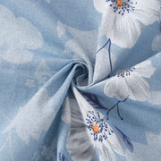 Blue Blossom Bedding Set, Pastel Blue Bed Linen, Sky Blue Floral Sheets, Gentle Blossoms Duvet Cover, Sustainable Bedroom Textiles, Premium Cotton Bedspread, Roto Cotton Bedding, High Thread Count Bedding, Comfortable Sleep Solutions, Chic Floral Bedroom, Eco-Friendly Comforter Set, Allergen-Free Bedding, Luxurious Bed Decor, Artistic Bed Set, Designer Bedding Collection, Blue Flower Bedspread, Soft Touch Bedding, Elegant Bedding Essentials, Contemporary Floral Bedding, Soothing Sleep Environment