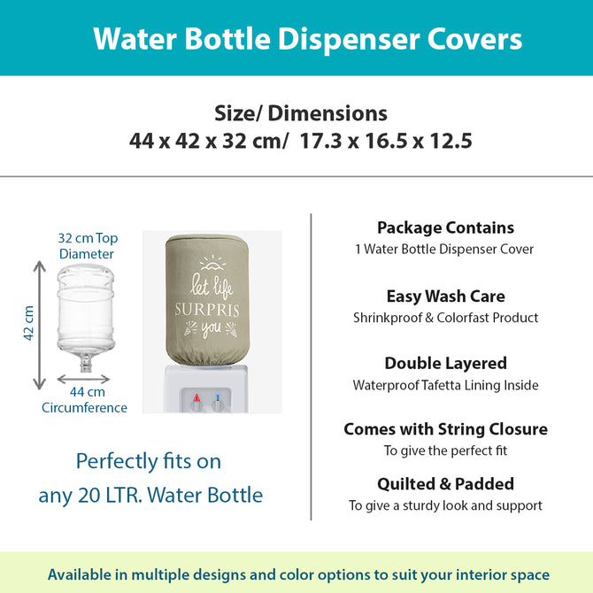 Let life surprise you Bottle Dispenser Cover