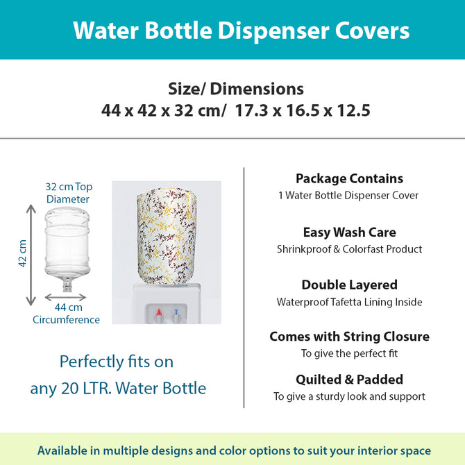 Abstract, leaf pattern Bottle Dispenser Cover