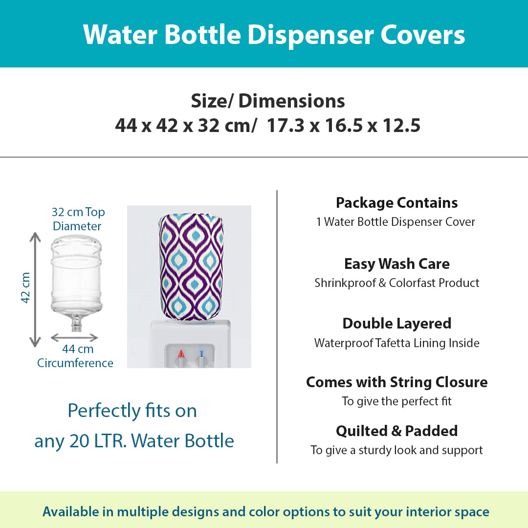 Traditional , geometric Bottle Dispenser Cover