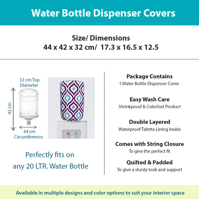 Traditional , geometric Bottle Dispenser Cover