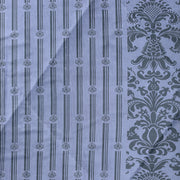 Ethnic motif bedding, 160TC cotton sheets, Luxury blue bedding, Durable cotton bedspread, Soft cotton bed set, Large pattern comforter, Sophisticated bedroom decor, Blue and grey bedding, Contemporary bedroom design, Machine washable cotton set, Stylish bedclothes ensemble, Elegant bedding collection, Bedroom style upgrade, Calm sleeping environment, and Serene bedroom colors come together to create a tranquil and stylish atmosphere for your bedroom.