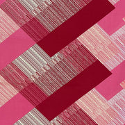 painted cotton bedsheet, abstract geometric linen, artistic bedroom canvas, brown and pink bedspread, modern art bed decor, 210 thread count sheets, contemporary cotton bedding, unique bed pattern, soft artistic bed linens, creative bedroom style, vibrant painted bedding, warm pink hues, stylish cotton comfort