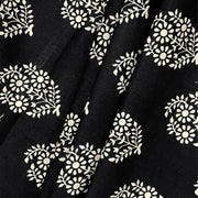 Black and white bedsheet, 200TC cotton set, ethnic buti print bedding, mix and match bedspread, classic cotton sheets, off-white ethnic pattern, complementary duo bed linens, small pattern bedroom design, modern traditional bed decor, artisanal print bed set, chic cotton comfort, sophisticated home textiles.