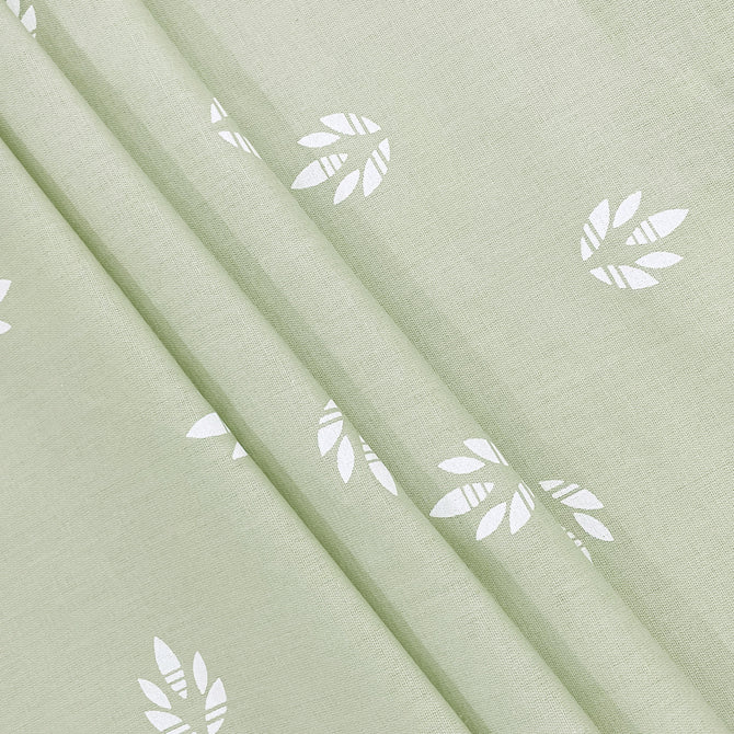 Sage green bedding, botanical bed linen, cotton satin comfort, 250 thread count luxury, geometric foliage patterns, soft sage bedroom aesthetic, natural design bedding, refined bedroom textiles, chic sage sheets, breathable fabric, organic pattern bedspread, tranquil sleeping space