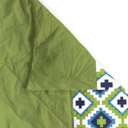 Symmetry in Spring - 200TC Vibrant Green Cotton AC Comforter