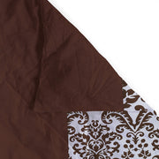 Baroque bedsheet set, geometric pattern bedding, 200 thread count cotton sheets, brown and white bedspread, luxury motif linens, chocolate brown bedroom decor, elegant cotton bed set, sophisticated bedroom design, baroque style duvet cover, classic home textiles, premium cotton bed linens.