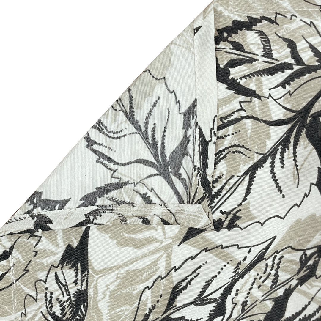 Botanical Bliss - Luxurious 200TC Blended Cotton Leaf Design Bedsheet Set